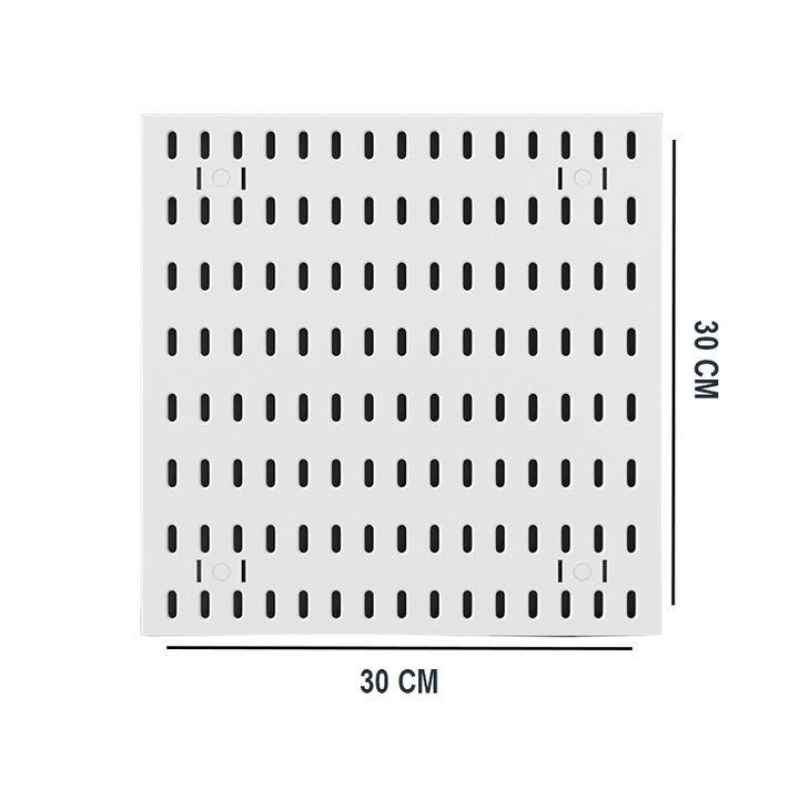 PEGBOARD COMBINATION 30*30 WHITE/BLACK