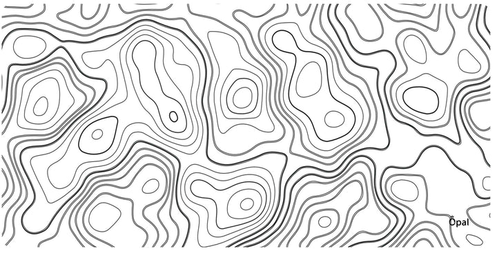 Topographic Lines  DESK PAD