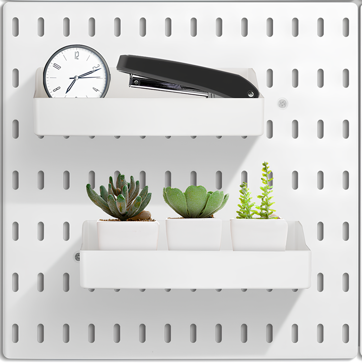 PEGBOARD MEDIUM STORAGE WHITE/BLACK