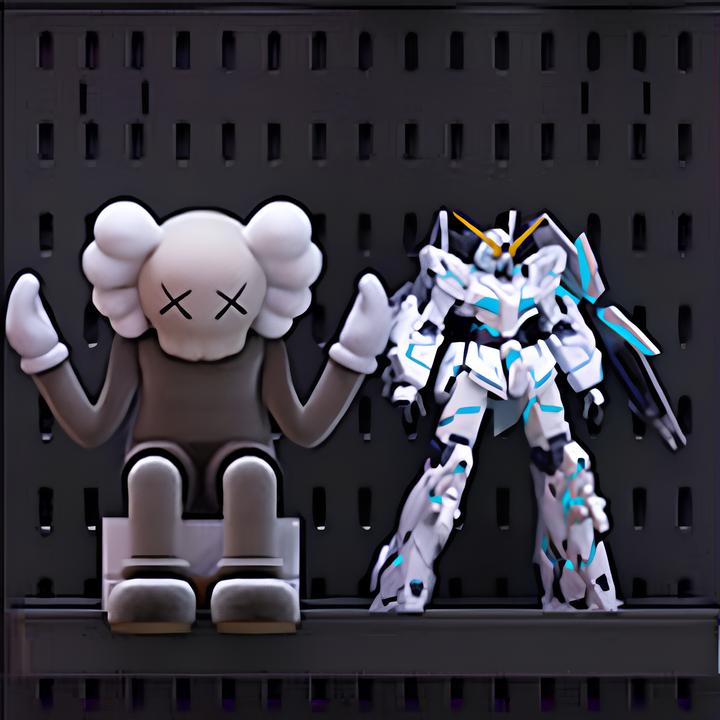 PEGBOARD MEDIUM STORAGE WHITE/BLACK