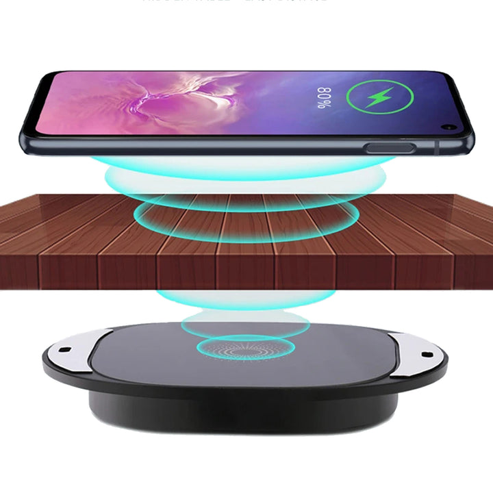 Hidden Wireless Charger for desk