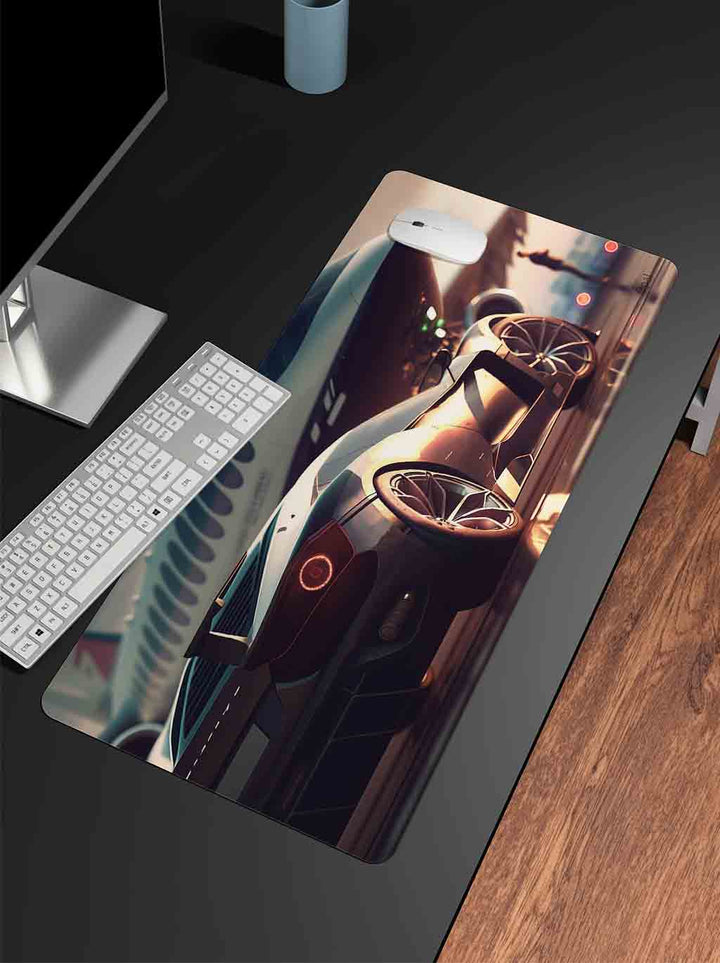 PRIVATE JET AND LUXURY CAR DESK PAD 70x30 cm