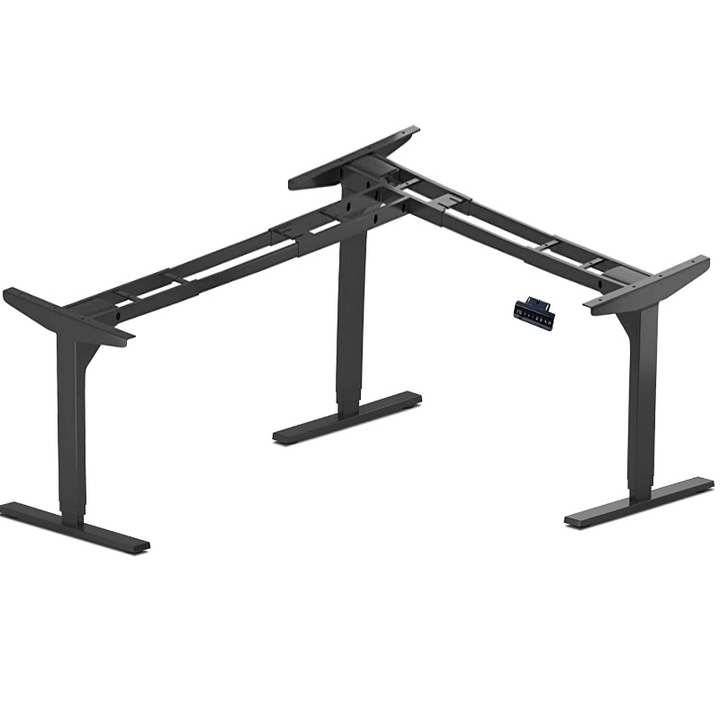 Châssis de Bureau Assis Debout en L OPE3M3S-L (3 moteurs)