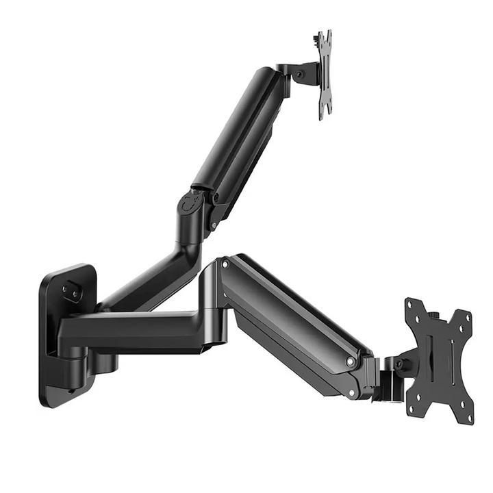 Support mural pour deux moniteurs  avec ressort à gaz OPE-154