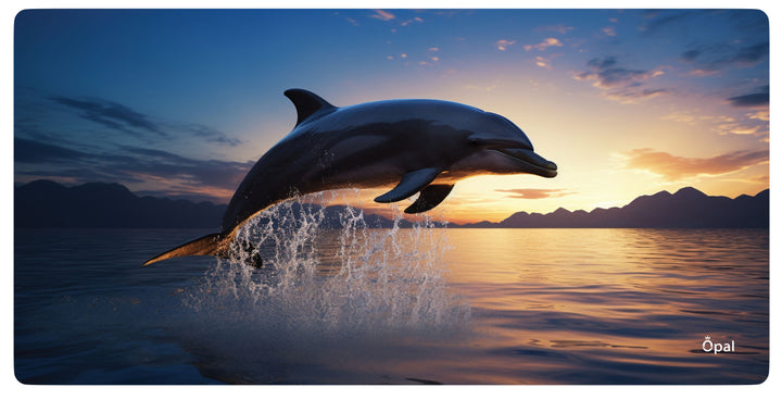 Dolphin in Motion DESK PAD