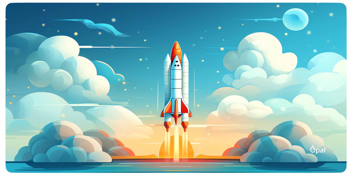 Into the Cosmos We Go! DESK PAD 70X30 CM