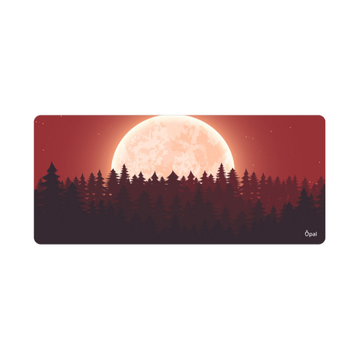 RED MOON NATURAL LANDSCAPE DESK PAD
