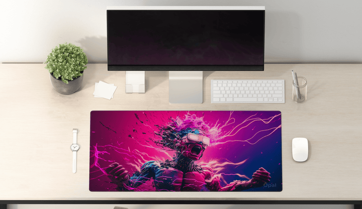 SUPERCHARGED HERO DESK PAD