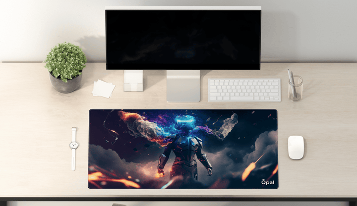 VIRTUAL WARRIOR DESK PAD 80x40 cm