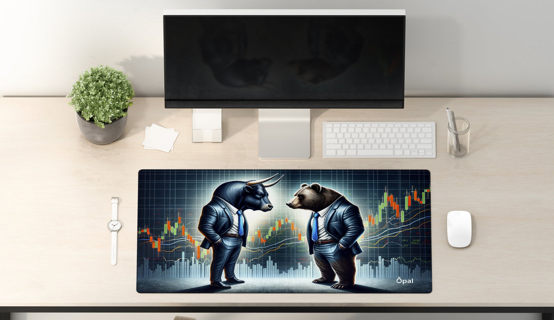 The Trading Clash Bear Vs Bull DESK PAD