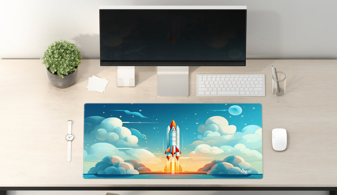 Into the Cosmos We Go! DESK PAD 70X30 CM