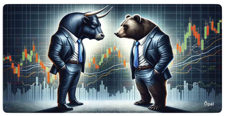 The Trading Clash Bear Vs Bull DESK PAD