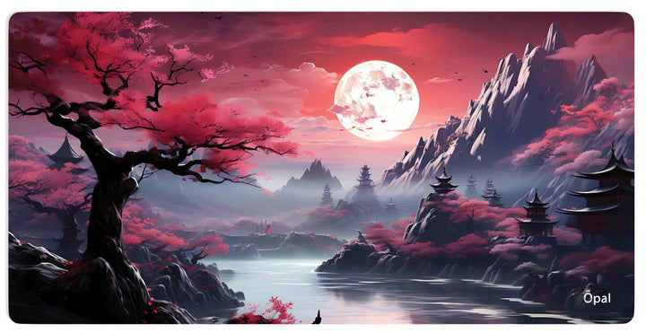 Starry Night landscape DESK PAD