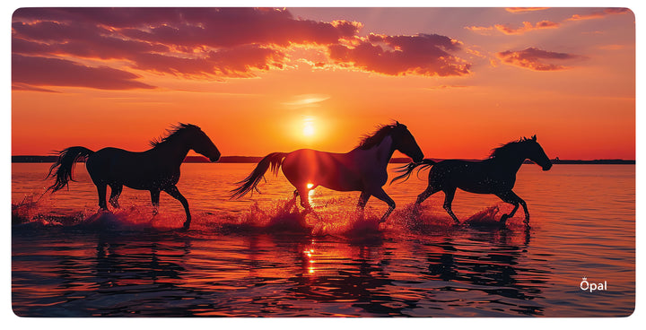 Wild Horses Running DESK PAD