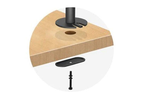 Support de bureau extra haut pour moniteur unique OPE-48