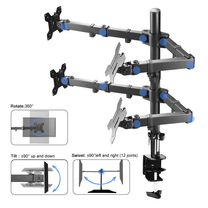 Support QUATRE moniteurs OPE-11