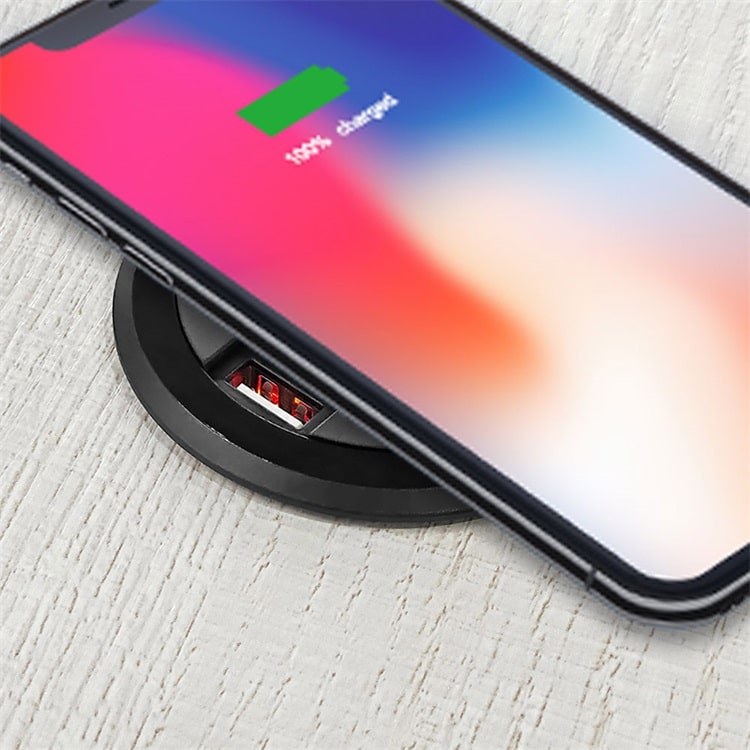 10W Wireless USB Charger for Desk - Opal-mobilier de bureau casablanca