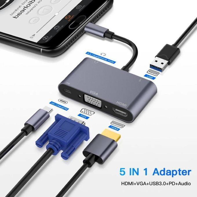 Adaptateur type C 5 in 1