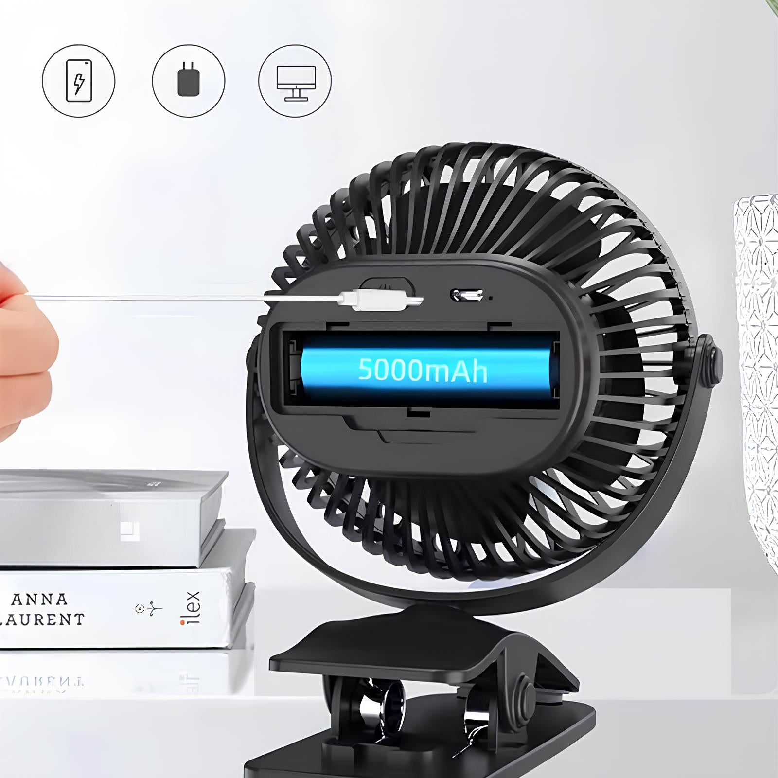 Clip-On Mini Fan