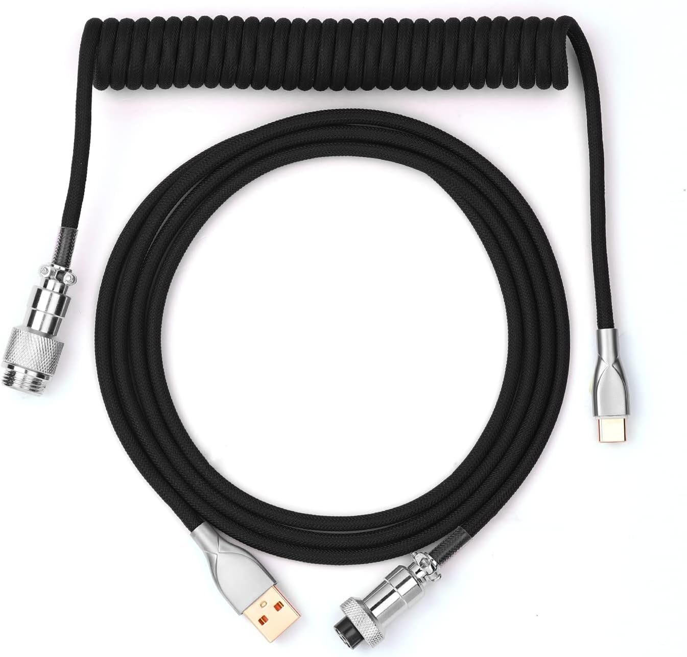 Coiled Cable for Mechanical keyboards