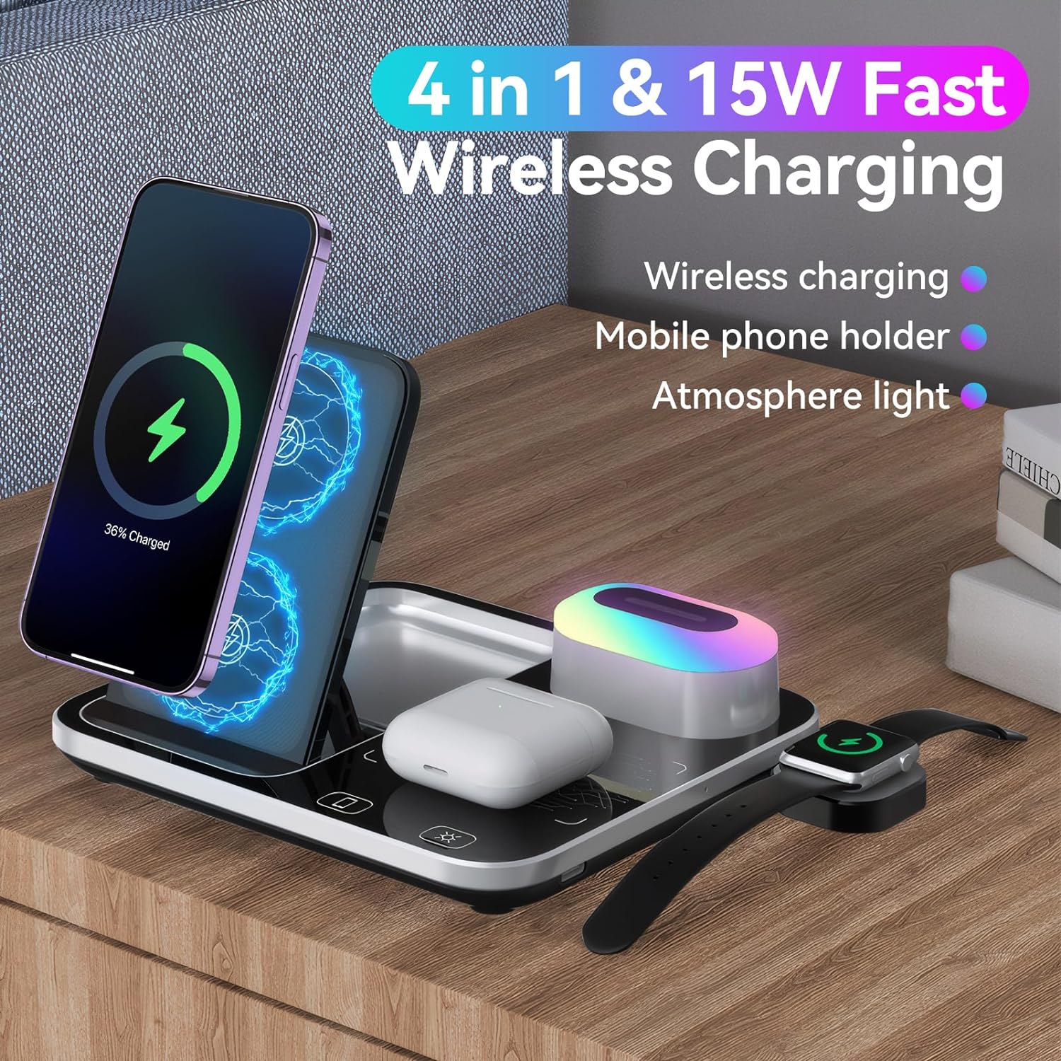 4-in-1 Wireless Charging Station