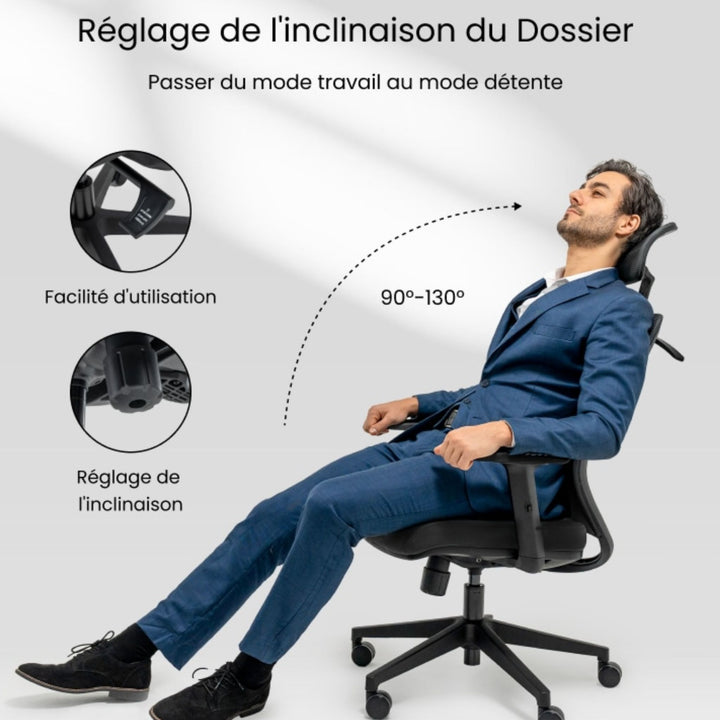 Chaise de bureau FLEXISPOT BS3-B