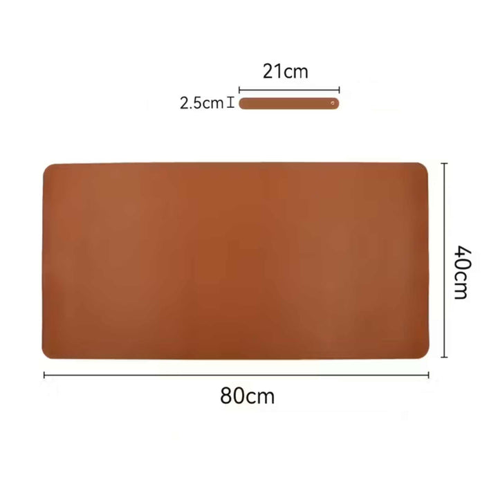 Tapis de bureau en cuir PU 80x40 cm