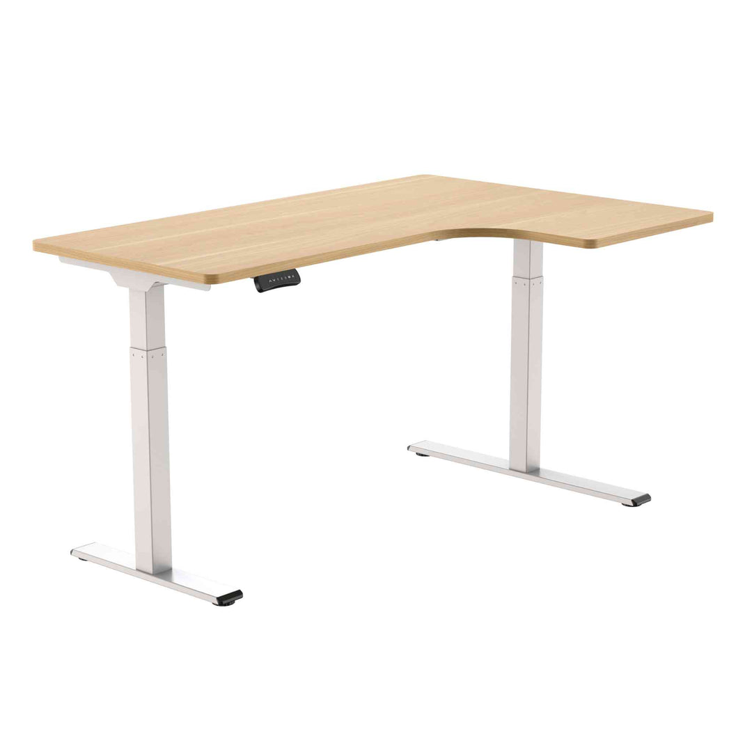 FlexiSpot E1L – Châssis de Bureau Assis-Debout en L - Opal-mobilier de bureau casablanca