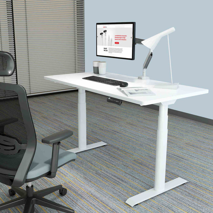 FlexiSpot E8 –Bureau assis debout électrique à pieds ovales - Opal-mobilier de bureau casablanca