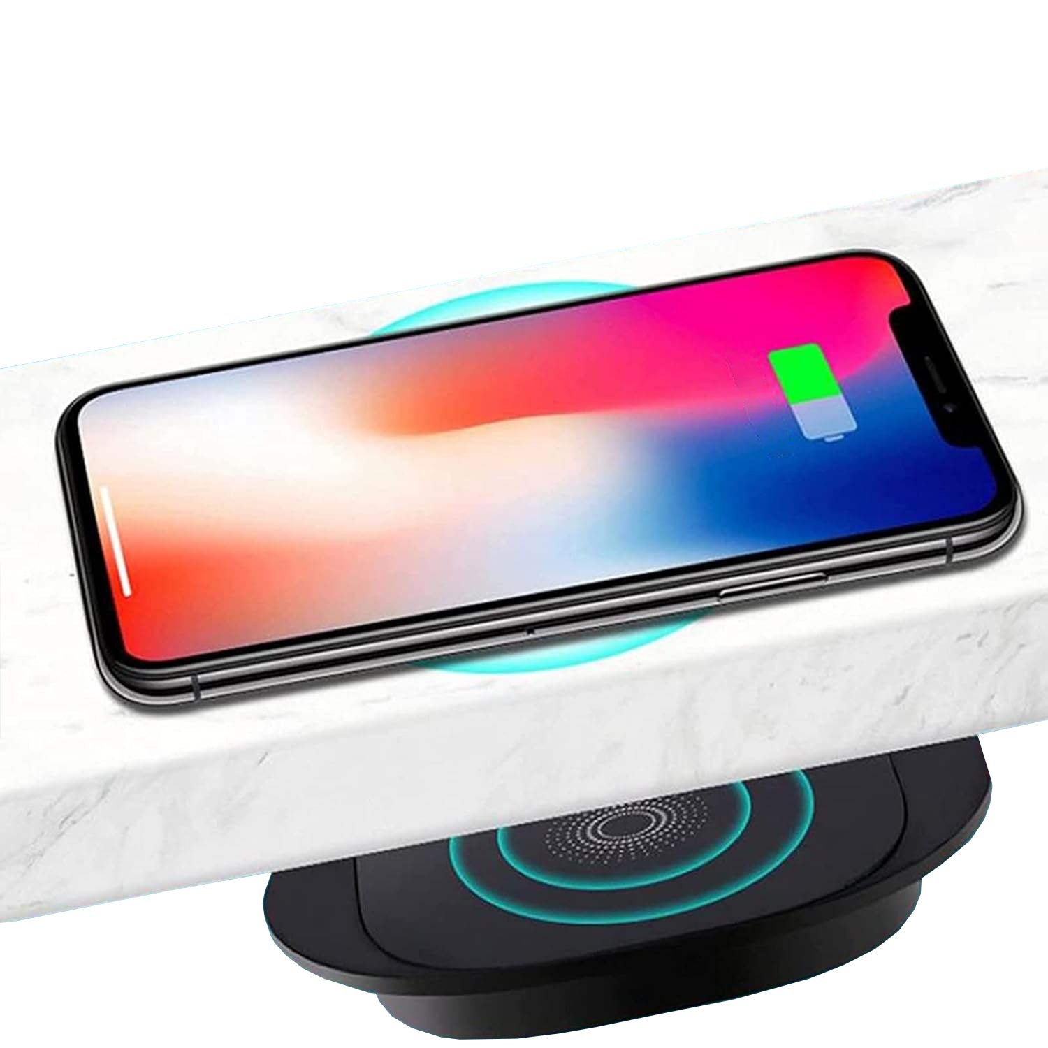 Hidden Wireless Charger for desk