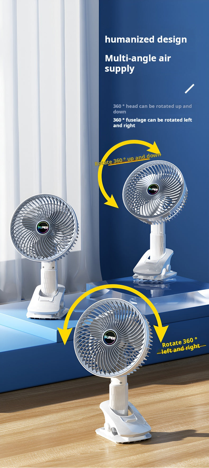 Multifunctional Desktop Fan