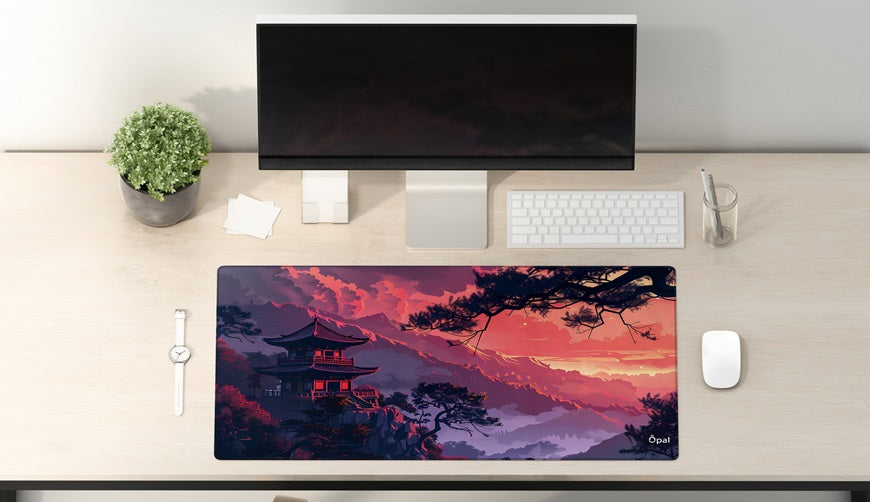 Japan landscape DESK PAD - Opal-mobilier de bureau casablanca