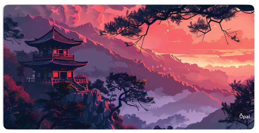 Japan landscape DESK PAD - Opal-mobilier de bureau casablanca