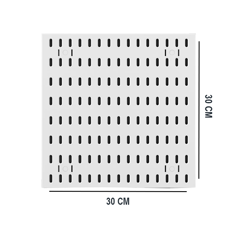 PEGBOARD COMBINATION 30*30 WHITE/BLACK - Opal-mobilier de bureau casablanca