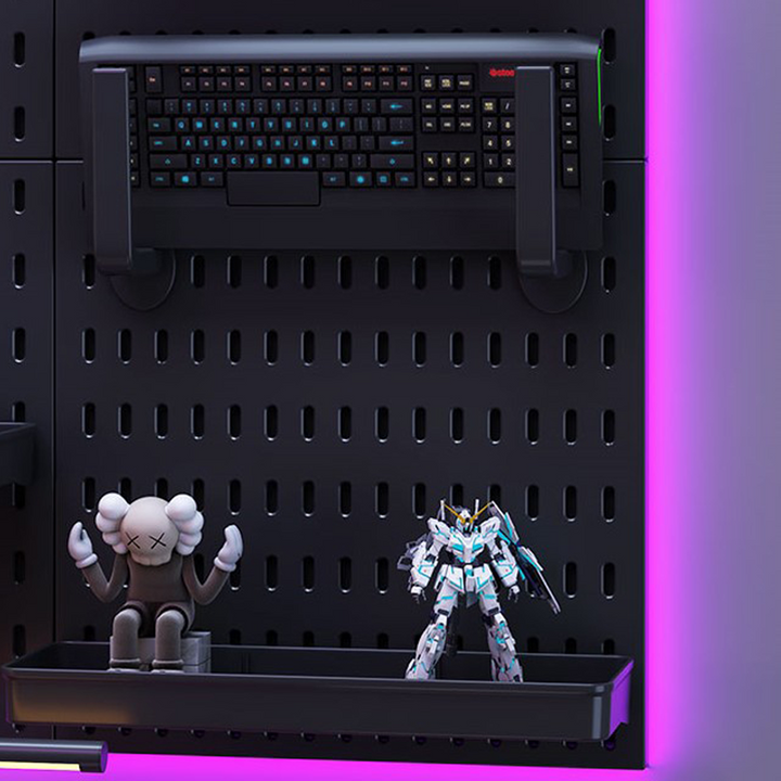 PEGBOARD COMBINATION 30*30 WHITE/BLACK - Opal-mobilier de bureau casablanca