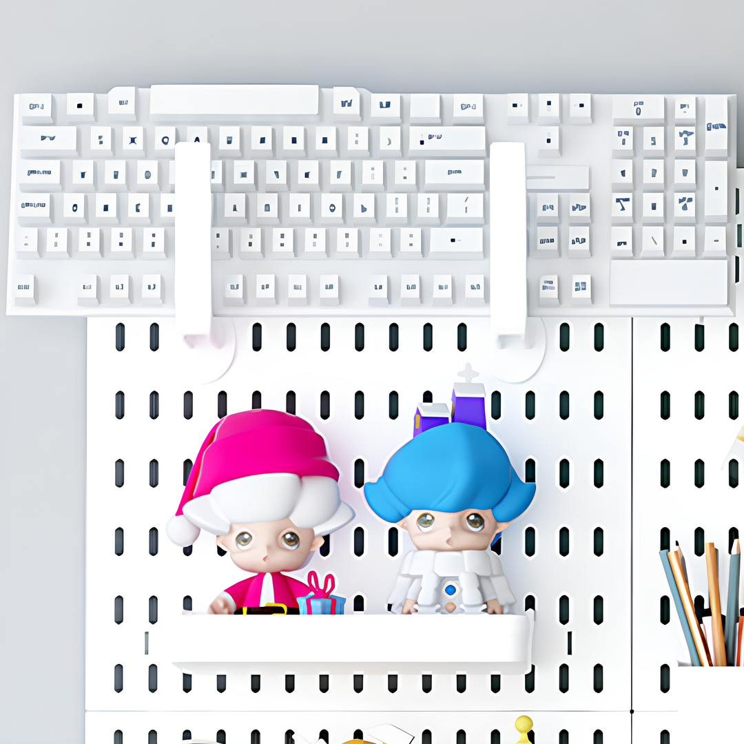 PEGBOARD HOLDER WHITE/BLACK - Opal-mobilier de bureau casablanca