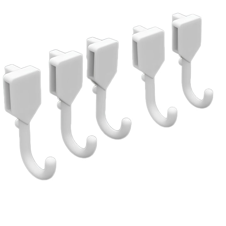PEGBOARD HOOK WHITE/BLACK - Opal-mobilier de bureau casablanca
