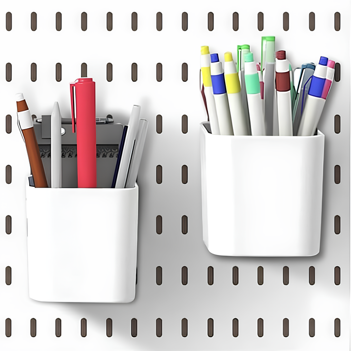 PEGBOARD STORAGE CUP WHITE/BLACK - Opal-mobilier de bureau casablanca