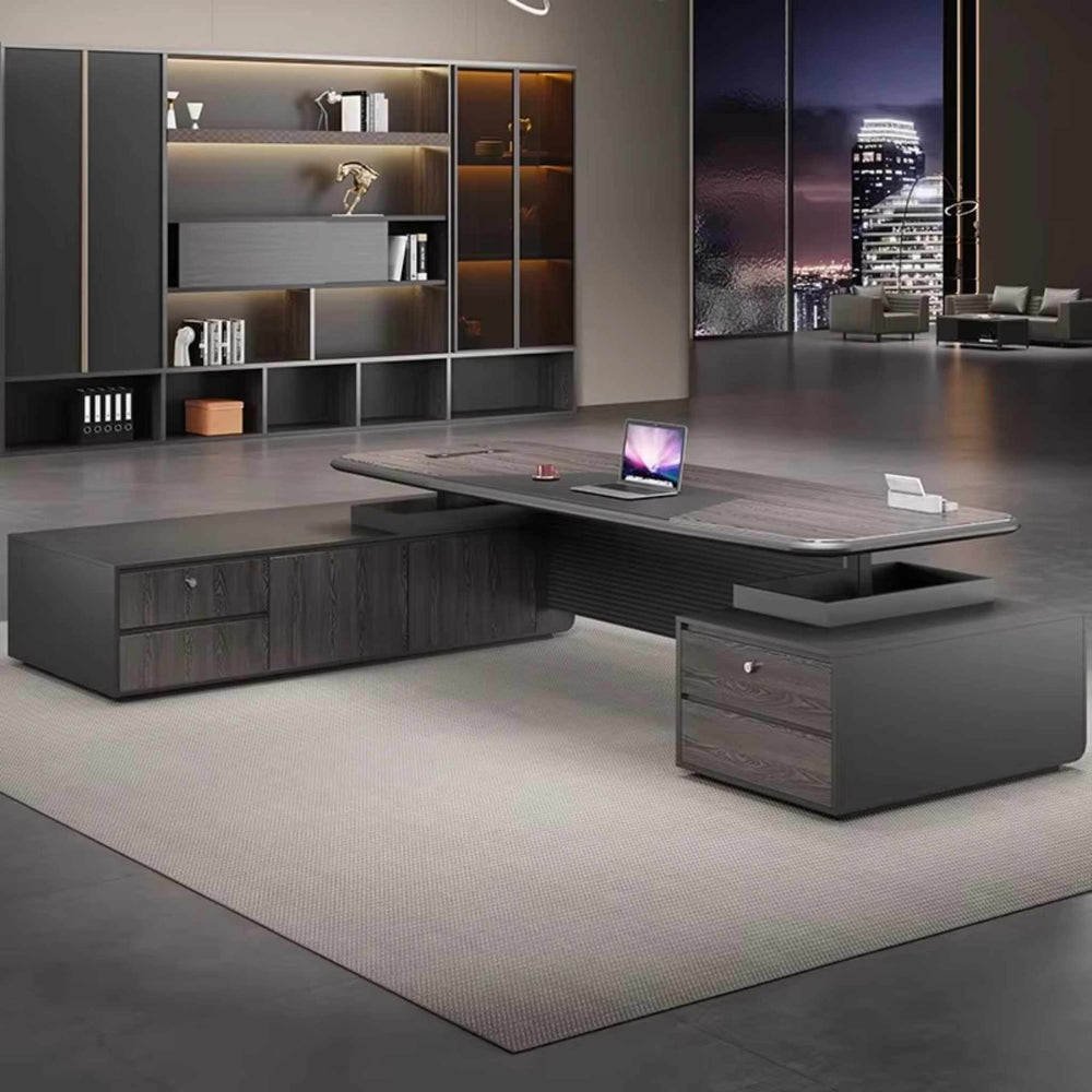 Pinnacle- Bureau de Direction Assis-Debout Executive - Opal-mobilier de bureau casablanca