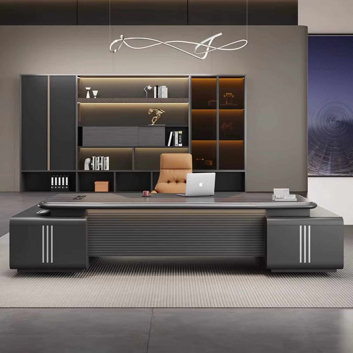 Pinnacle- Bureau de Direction Assis-Debout Executive - Opal-mobilier de bureau casablanca