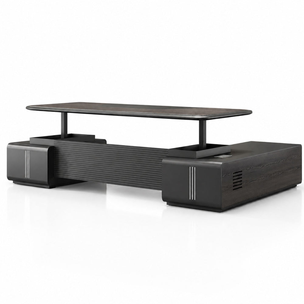 Pinnacle- Bureau de Direction Assis-Debout Executive - Opal-mobilier de bureau casablanca
