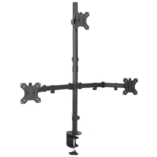 Support de bureau pour trois moniteurs OPE-67 - Opal-mobilier de bureau casablanca