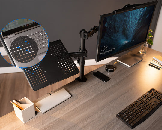 Support de moniteur et ordinateur portable OPE-1 - Opal-mobilier de bureau casablanca