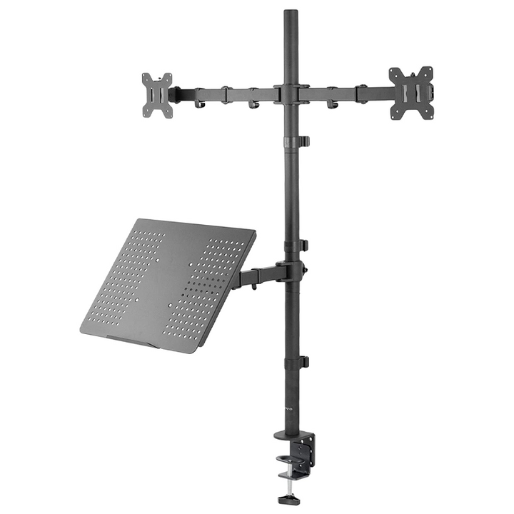 Support deux moniteurs et ordinateur portable OPE-45 - Opal-mobilier de bureau casablanca