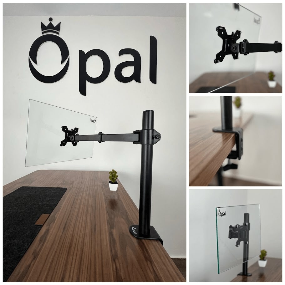 Support moniteur à bras unique OPE-3 - Opal-mobilier de bureau casablanca