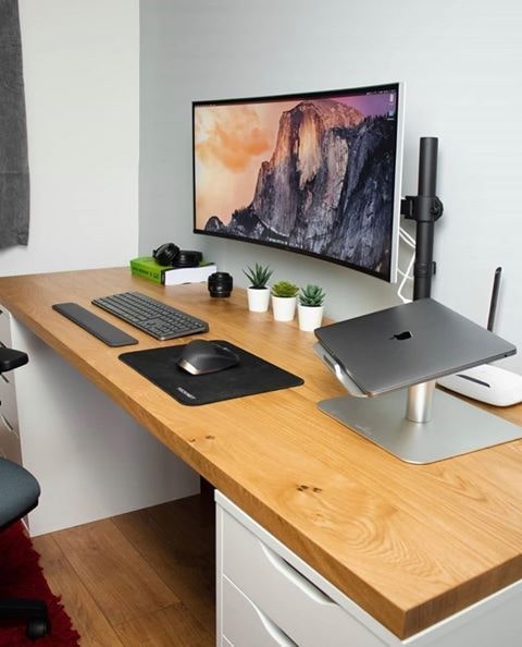 Support moniteur à bras unique OPE-3 - Opal-mobilier de bureau casablanca
