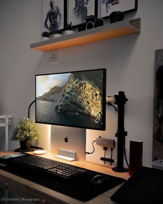 Support moniteur à bras unique OPE-3 - Opal-mobilier de bureau casablanca