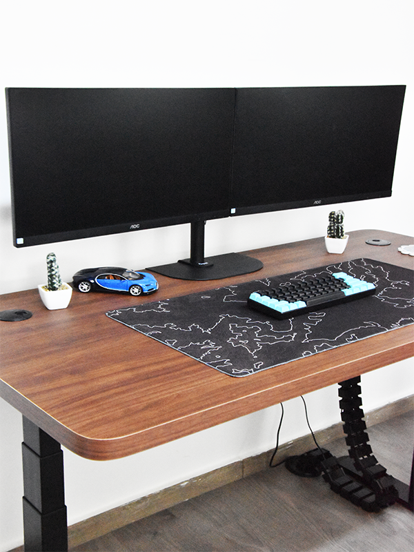 Support pour DEUX moniteurs OPE-6 - Opal-mobilier de bureau casablanca