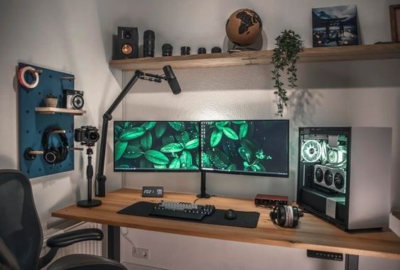 Support pour DEUX moniteurs OPE-6 - Opal-mobilier de bureau casablanca