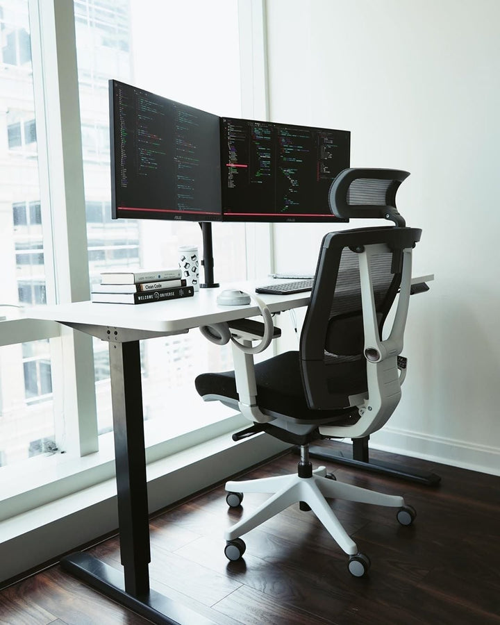 Support pour DEUX moniteurs OPE-6 - Opal-mobilier de bureau casablanca
